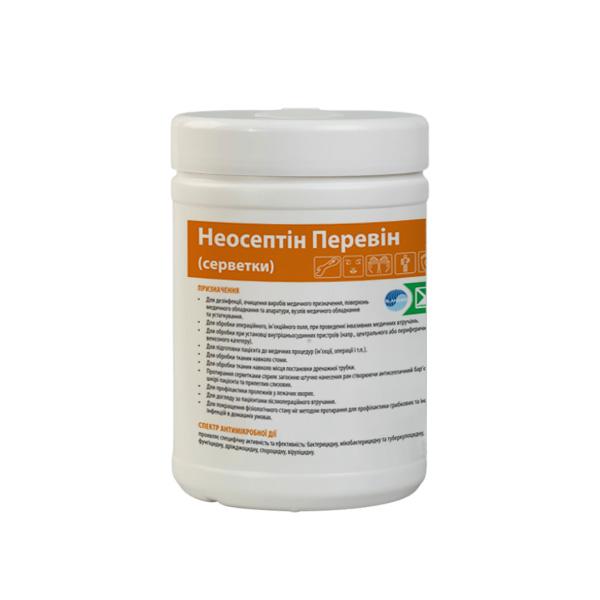 Серветки для дезінфекції та очищення медичних виробів «Неосептін Перевін (Neoseptin Perevin)», №300